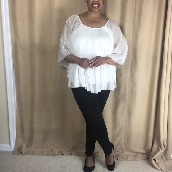 Massini Tank With Sheer Overlay 1X - Picture 8 of 16